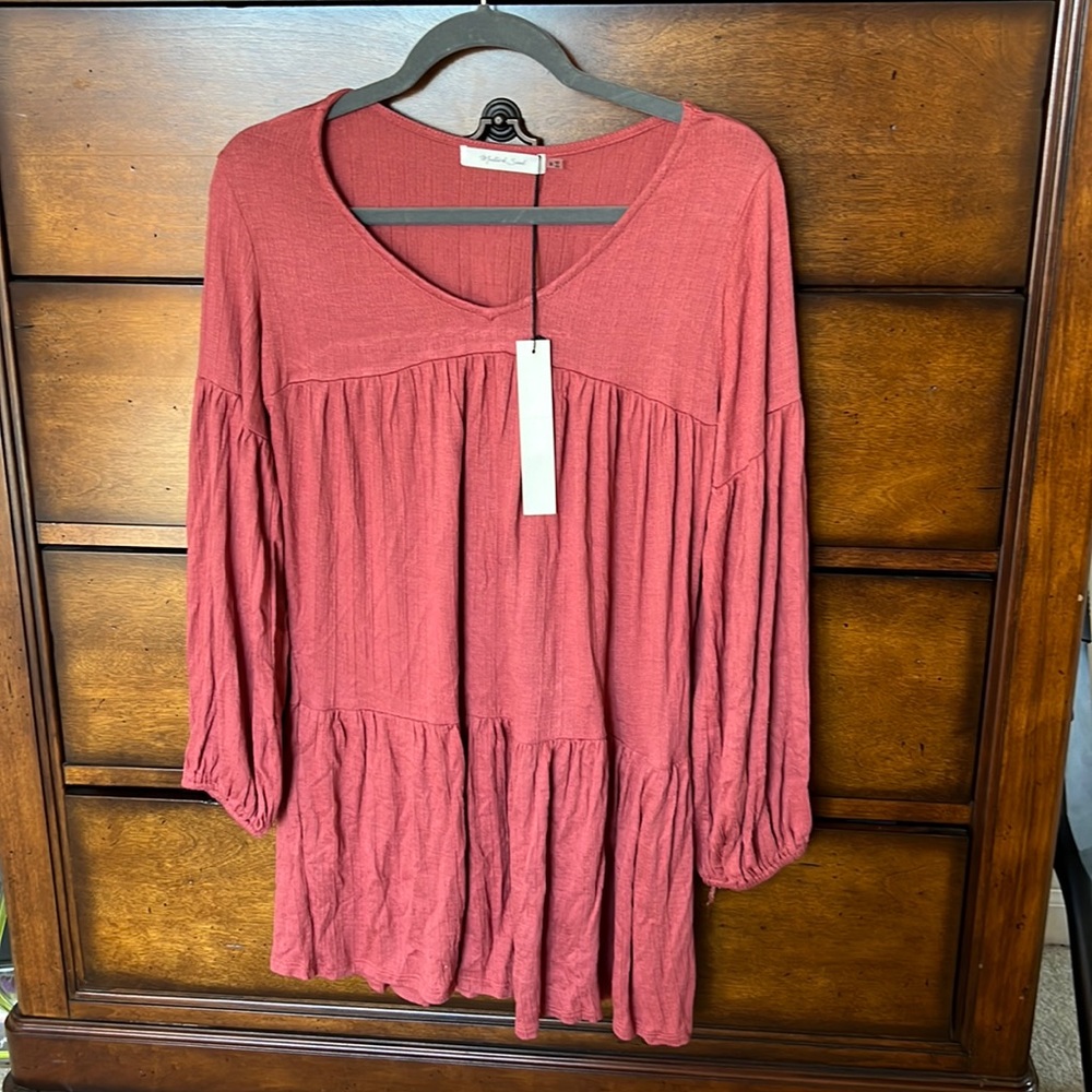 Vici long sleeve mini dress